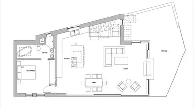 a house with a gardenfourth floor plan at Rockpools in Porth