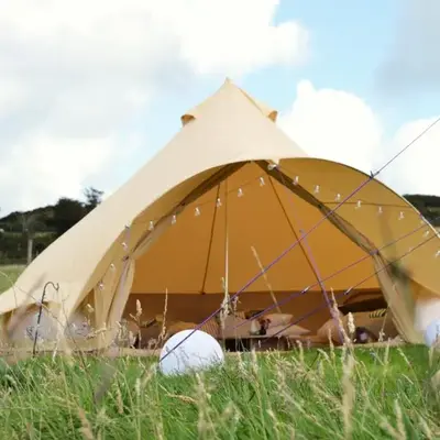 Tylda Tents at Tregonetha Lake - 5m Luxury Bell Tent 