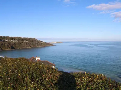 a view of a large body of water at Sea View in St Ives