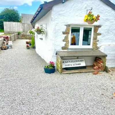 Romantic log-burner Cornish Cottage private garden dogs welcome